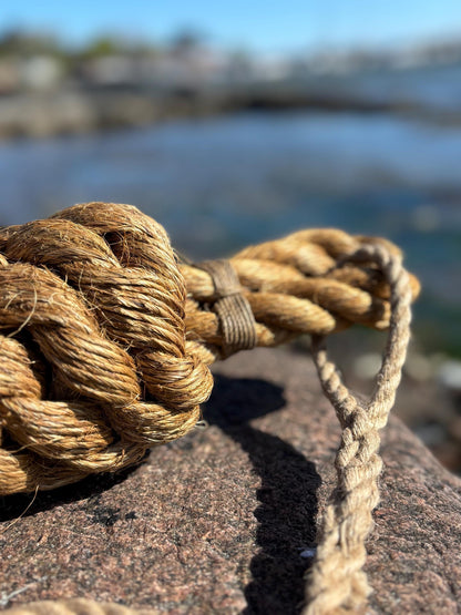Spliced Hemp Fender Line – Handmade Rope Line for Boat Fenders
