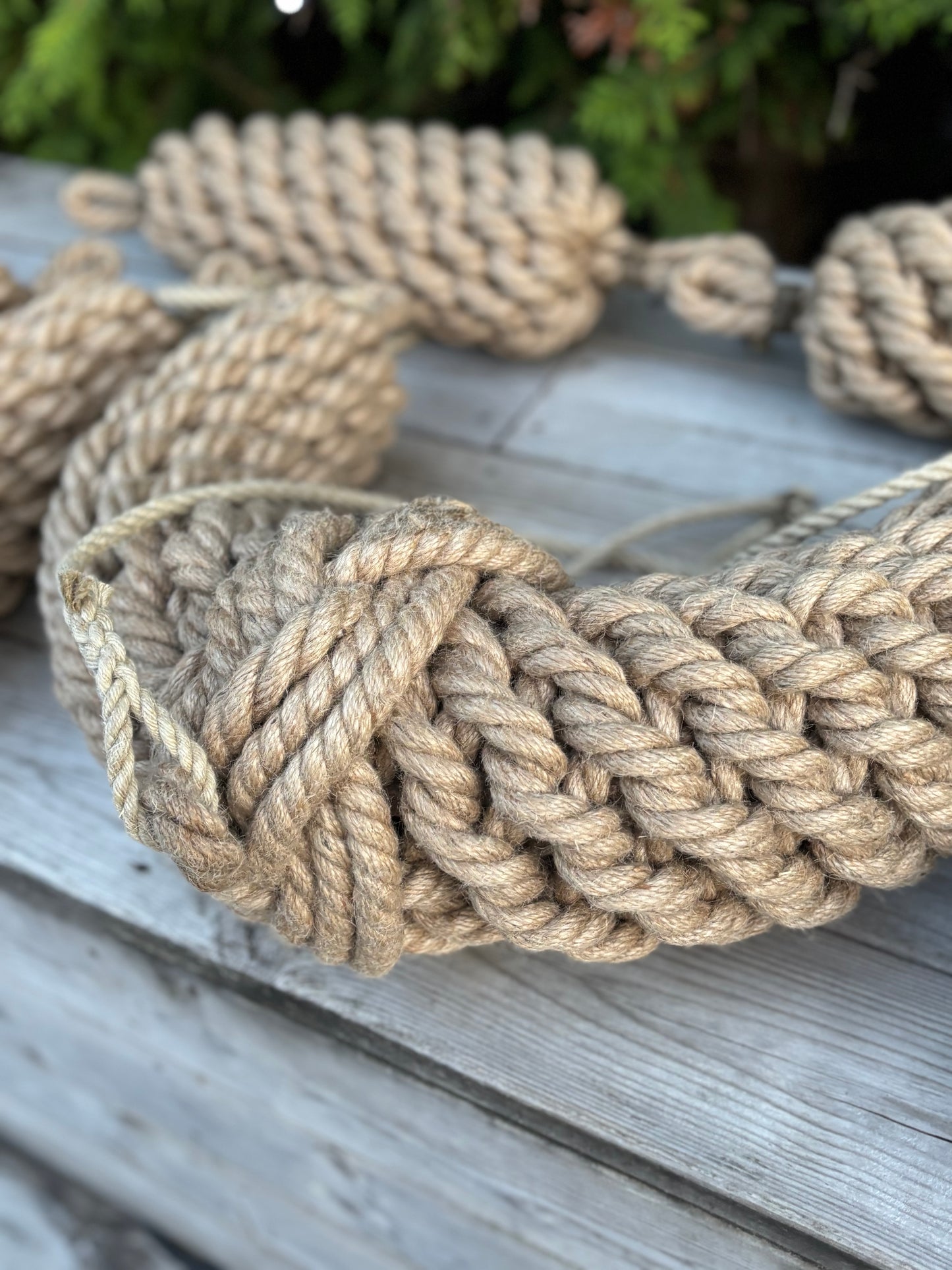 Hemp Bow Fender – Handmade Rope Fender for Classic Wooden Boats
