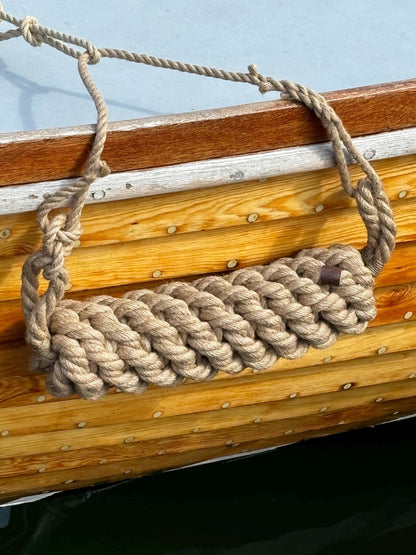 Horizontal Hemp Rope Fender – Handmade Boat Fender for Side Protection