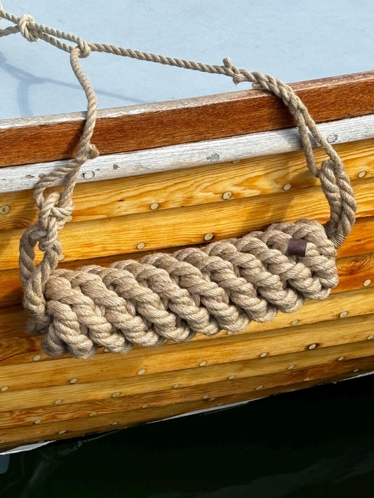 Horizontal Hemp Rope Fender – Handmade Boat Fender for Side Protection