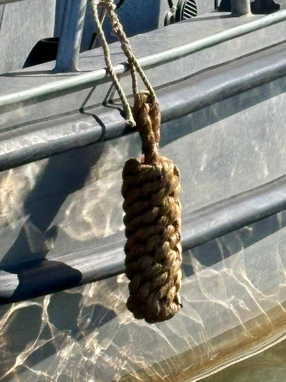 Spliced Hemp Fender Line – Handmade Rope Line for Boat Fenders