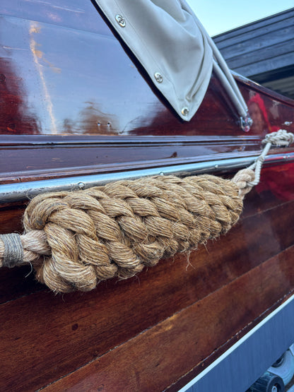 Horizontal Manila Rope Fender – Handmade Boat Fender for Side Protection