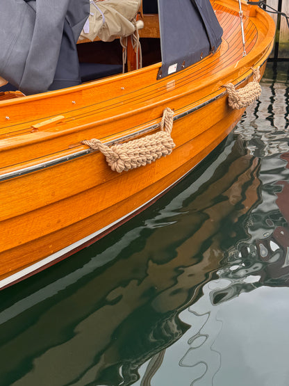 Horizontal Hemp Rope Fender – Handmade Boat Fender for Side Protection