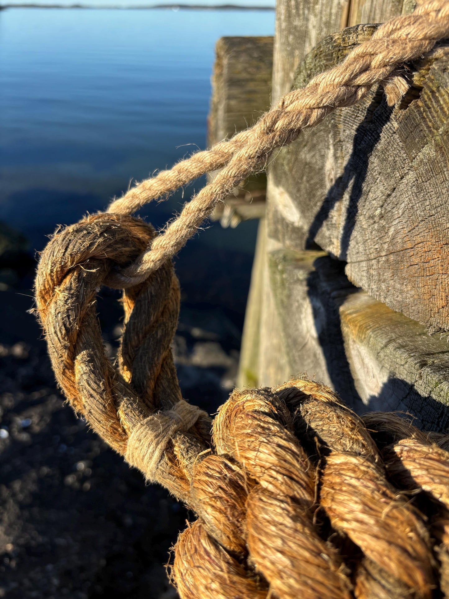 Horizontal Reclaimed Rope Fender – Handmade Boat Fender with Heritage Rope