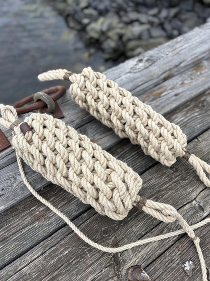 Horizontal Wide Hemp Rope Fender – Handmade Boat Fender for Maximum Protection