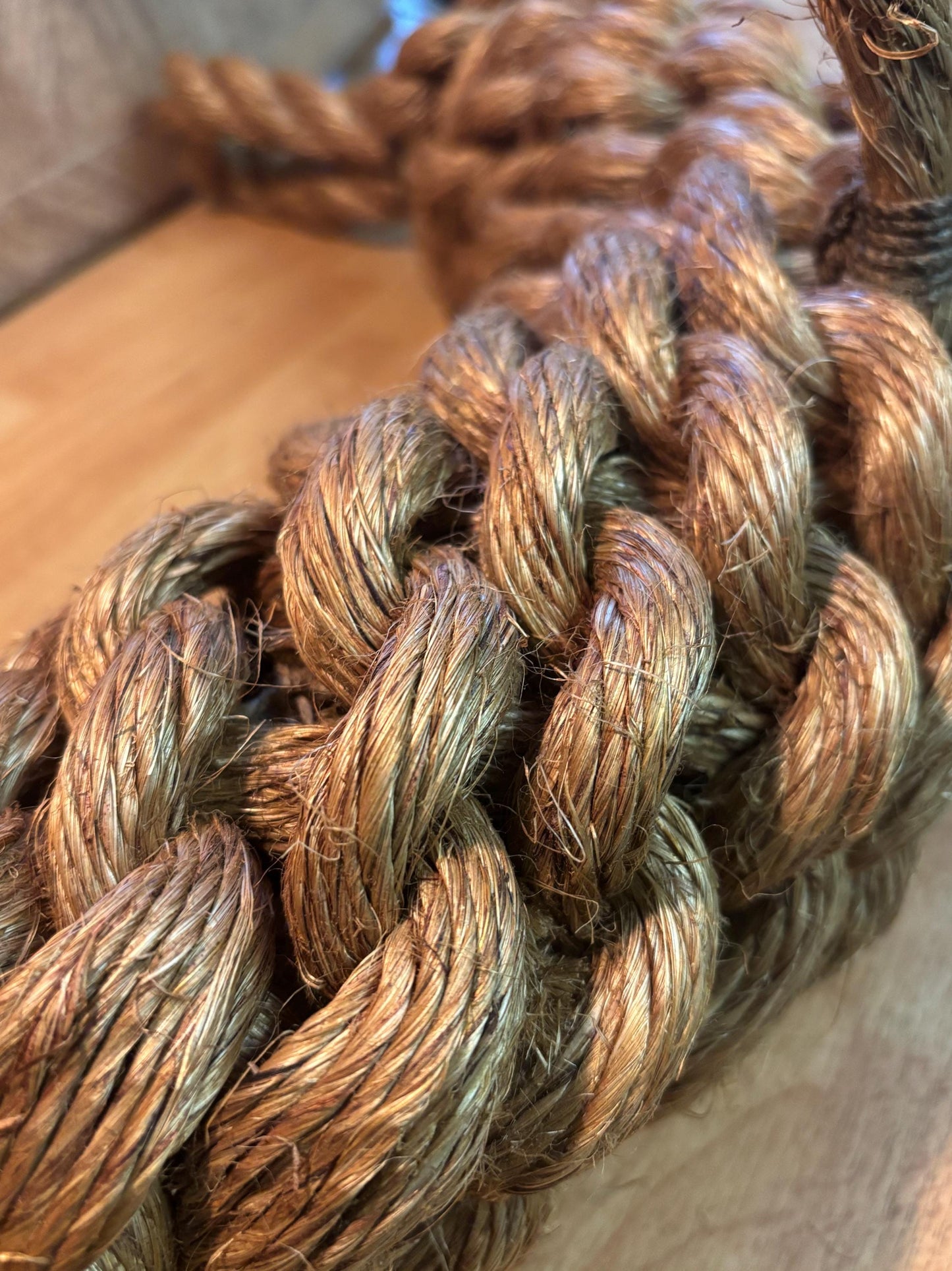 Manila Bow Fender – Handmade Rope Fender for Classic Wooden Boats
