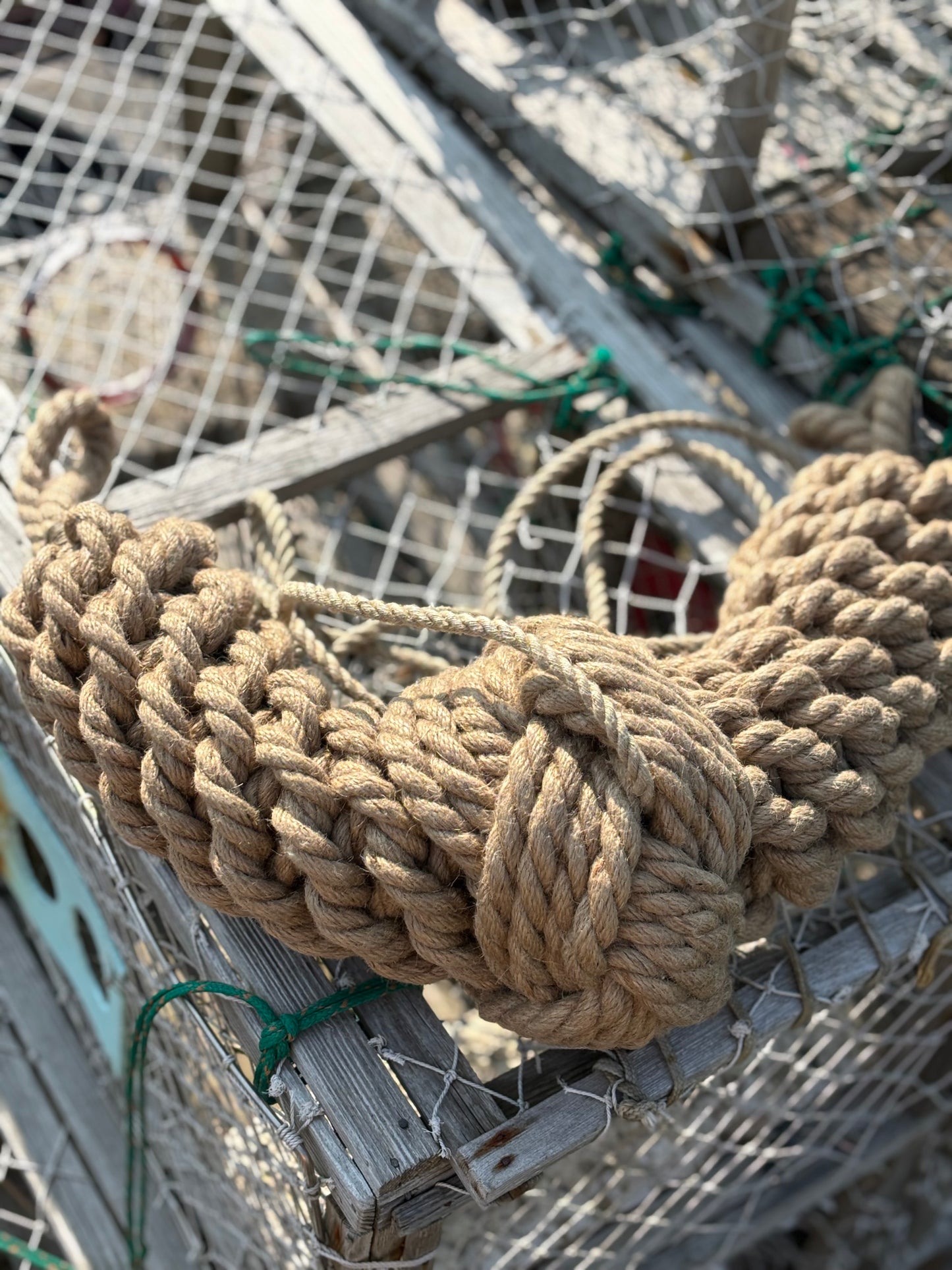Hemp Bow Fender – Handmade Rope Fender for Classic Wooden Boats