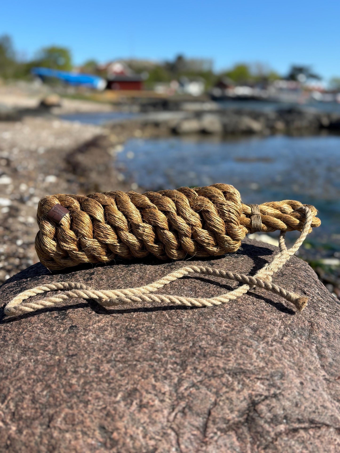 Spliced Hemp Fender Line – Handmade Rope Line for Boat Fenders