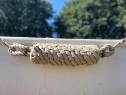Horizontal Hemp Rope Fender – Handmade Boat Fender for Side Protection