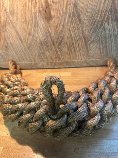 Manila Bow Fender – Handmade Rope Fender for Classic Wooden Boats