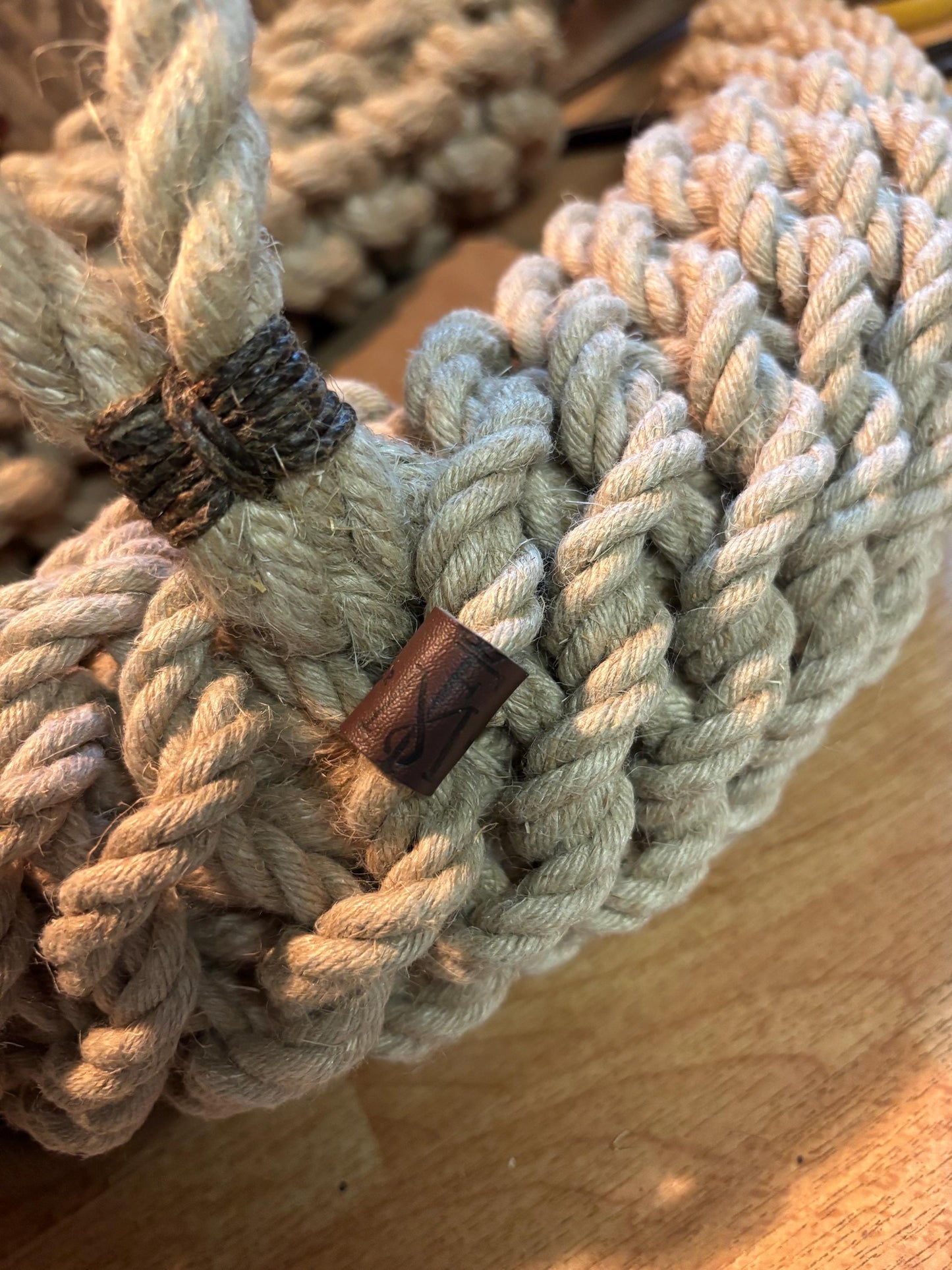 Hemp Bow Fender – Handmade Rope Fender for Classic Wooden Boats