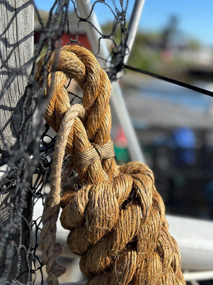 Classic Manila Rope Fender – Handmade Boat Fender for Wooden Boats