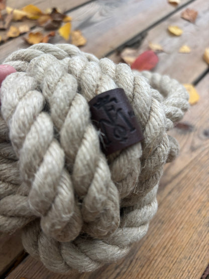 Hemp Monkey Fist Knot – Handmade Nautical Rope Knot