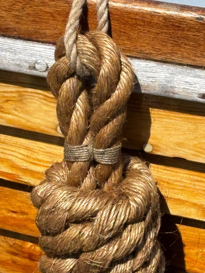 Classic Manila Rope Fender – Handmade Boat Fender for Wooden Boats
