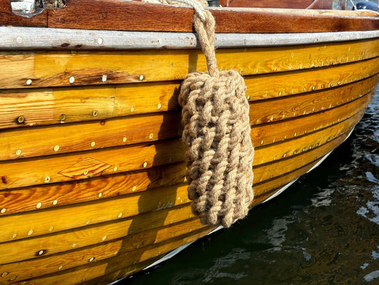 Wide Hemp Rope Fender – Handmade Boat Fender for Maximum Protection