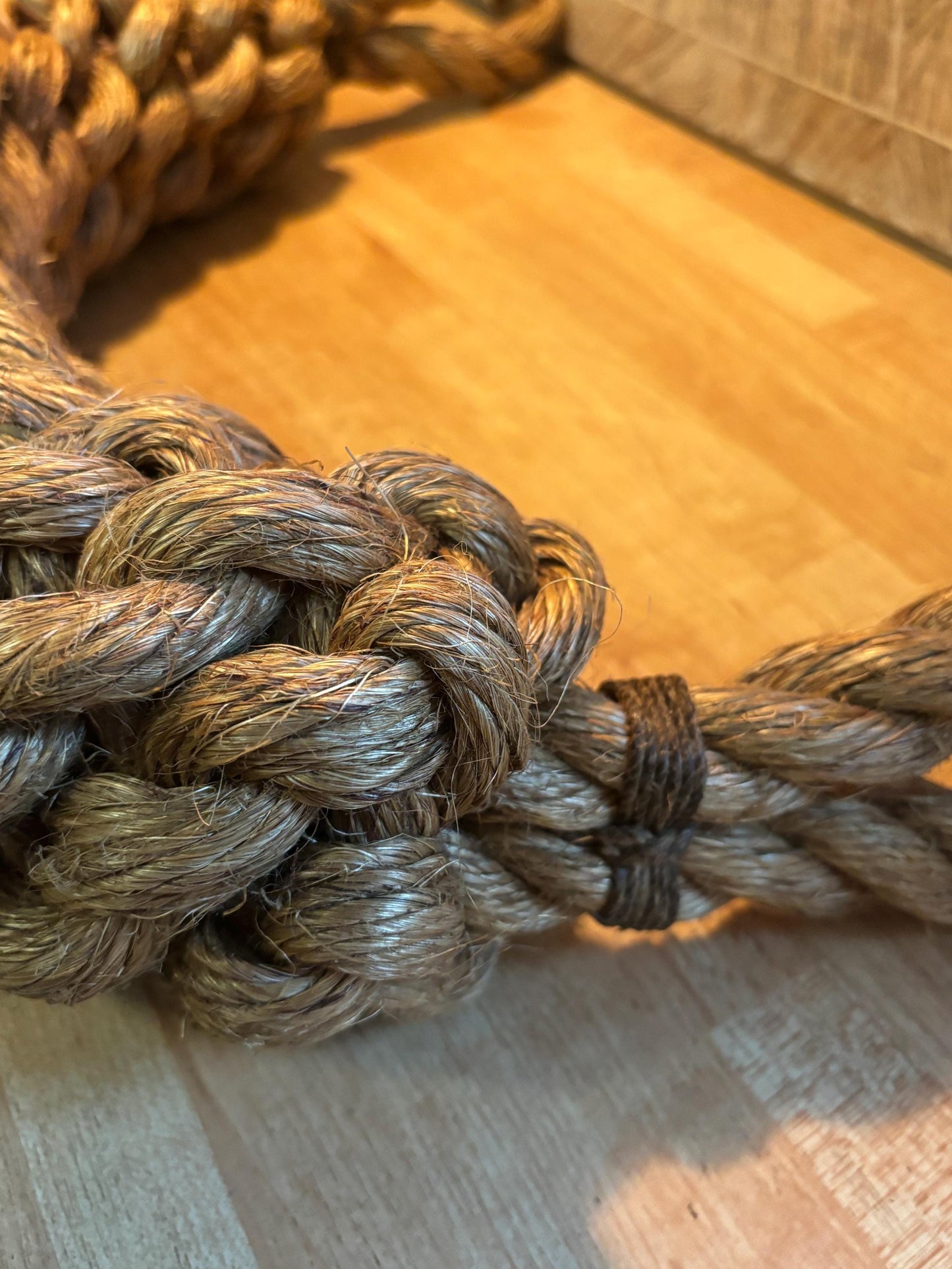 Manila Bow Fender – Handmade Rope Fender for Classic Wooden Boats