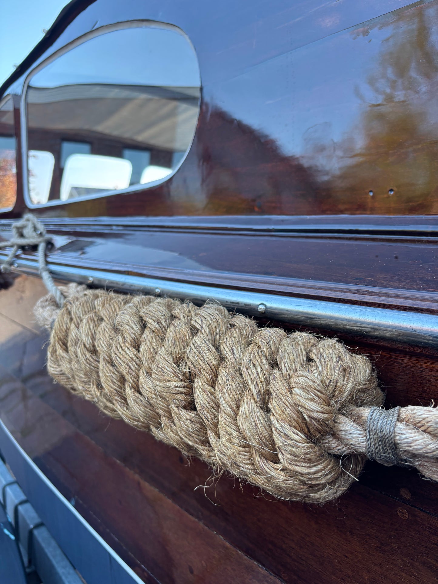 Horizontal Manila Rope Fender – Handmade Boat Fender for Side Protection