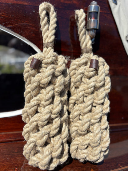 Classic Hemp Rope Fender – Handmade Boat Fender for Wooden Boats