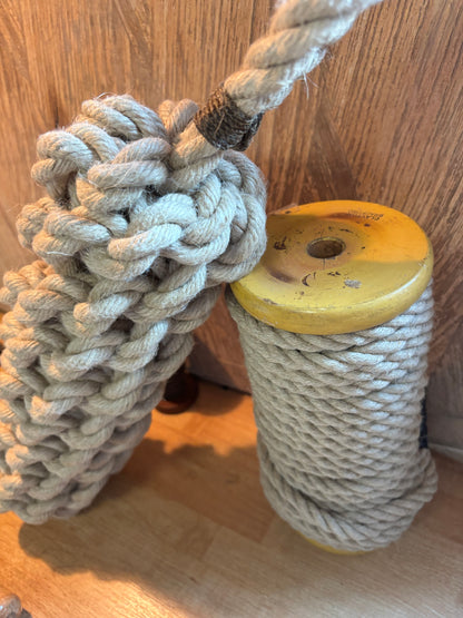 Horizontal Hemp Rope Fender – Handmade Boat Fender for Side Protection