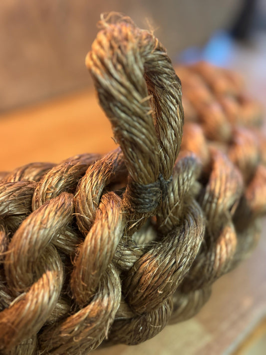 Manila Bow Fender – Handmade Rope Fender for Classic Wooden Boats