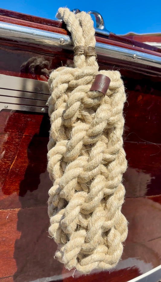 Classic Hemp Rope Fender – Handmade Boat Fender for Wooden Boats