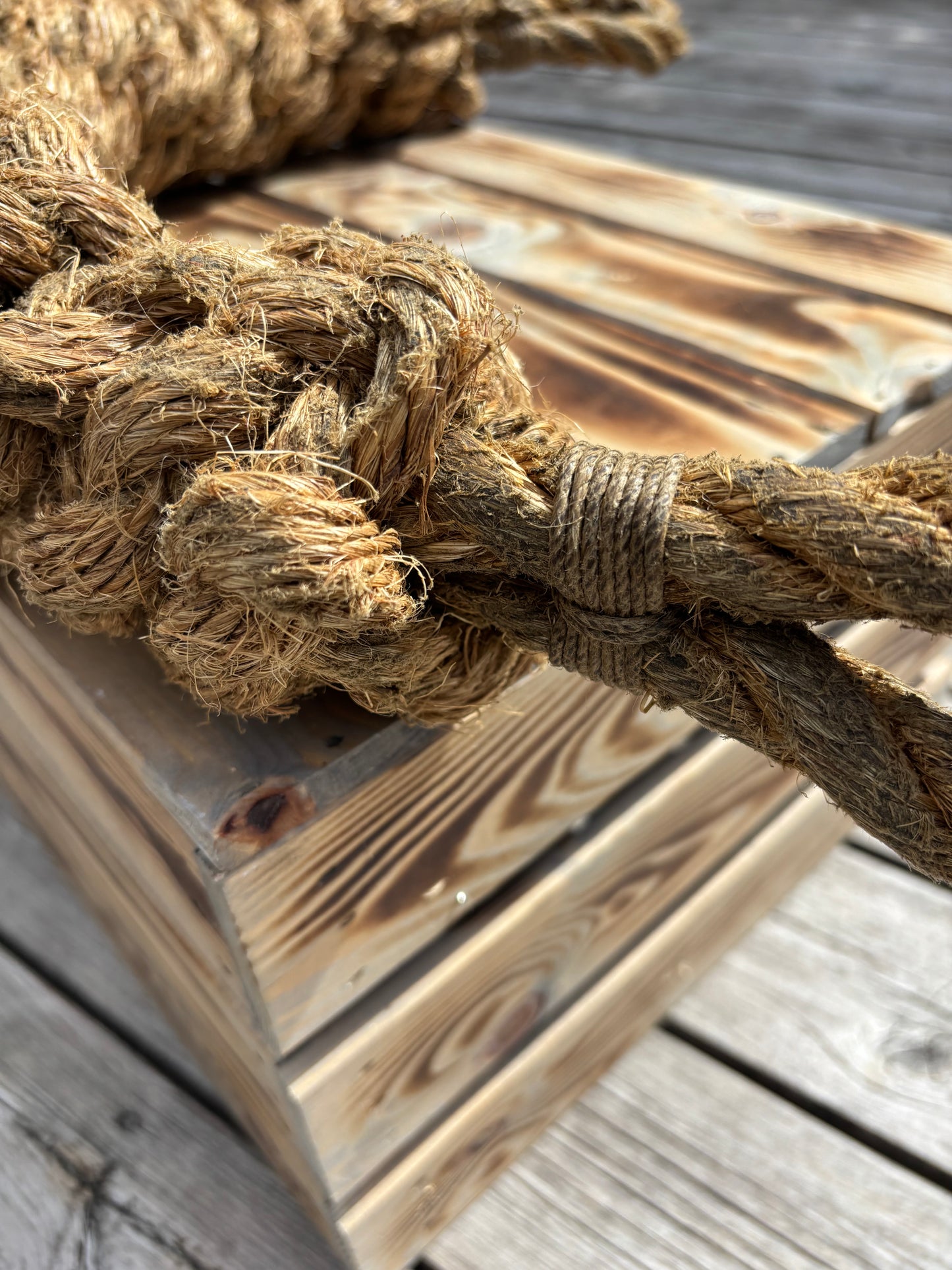 Reclaimed Bow Rope Fender – Handmade Fender with Heritage Rope