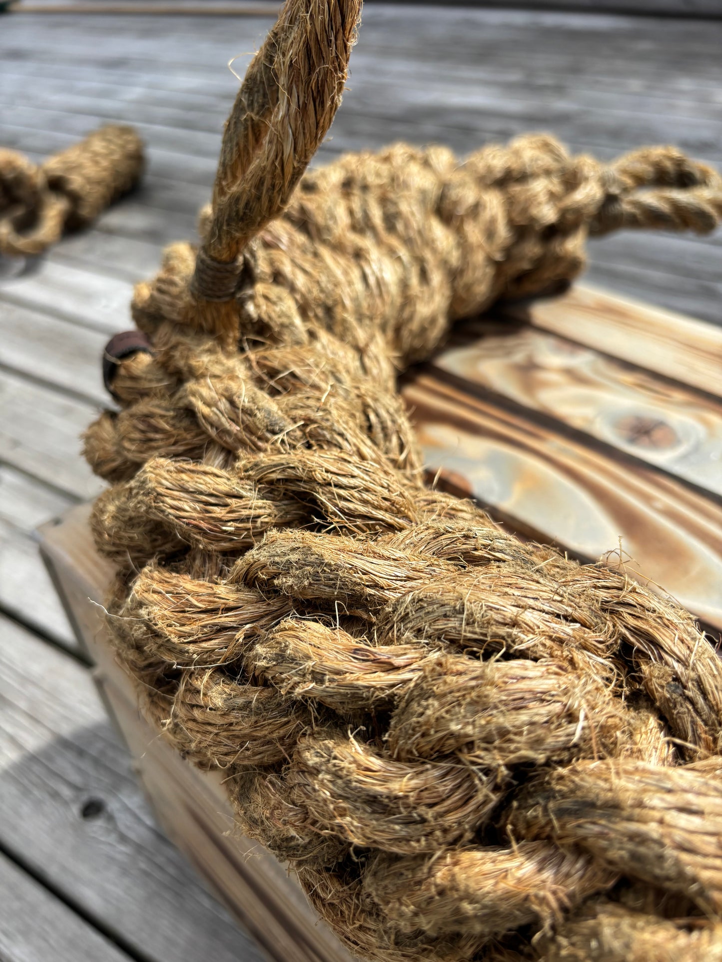 Reclaimed Bow Rope Fender – Handmade Fender with Heritage Rope