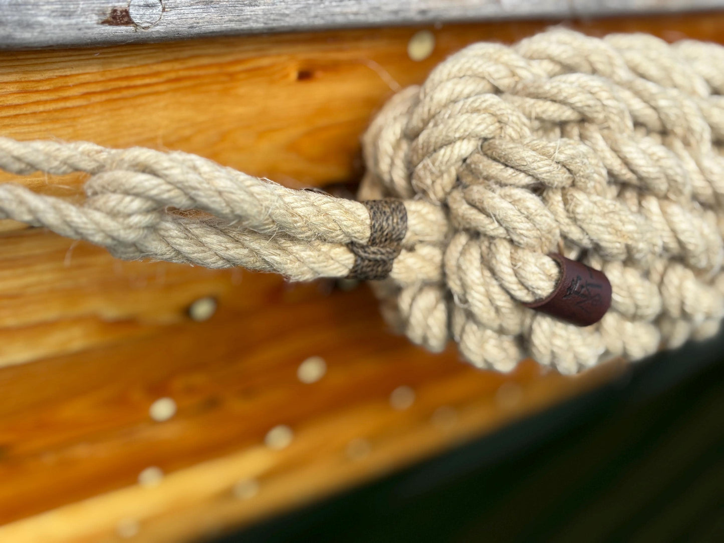 Horizontal Wide Hemp Rope Fender – Handmade Boat Fender for Maximum Protection