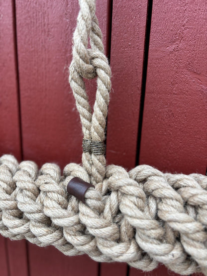 Custom Extra Long Horizontal Hemp Rope Fender – Handmade Boat Fender for Extended Protection