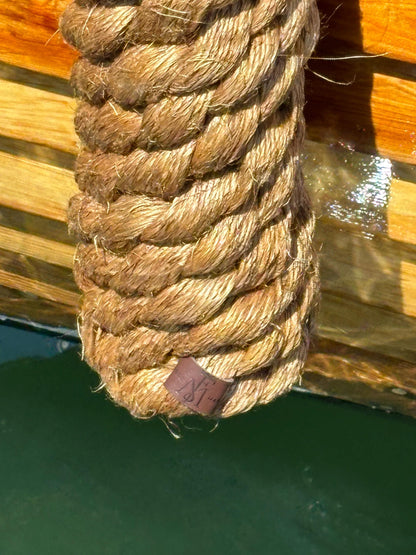 Classic Manila Rope Fender – Handmade Boat Fender for Wooden Boats