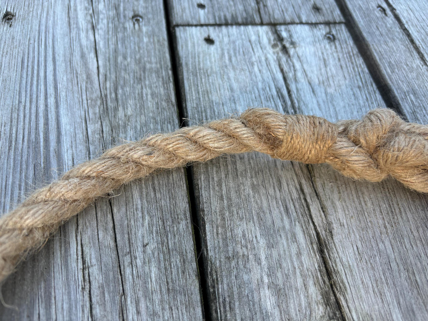 Hemp Monkey Fist Knot – Handmade Nautical Rope Knot