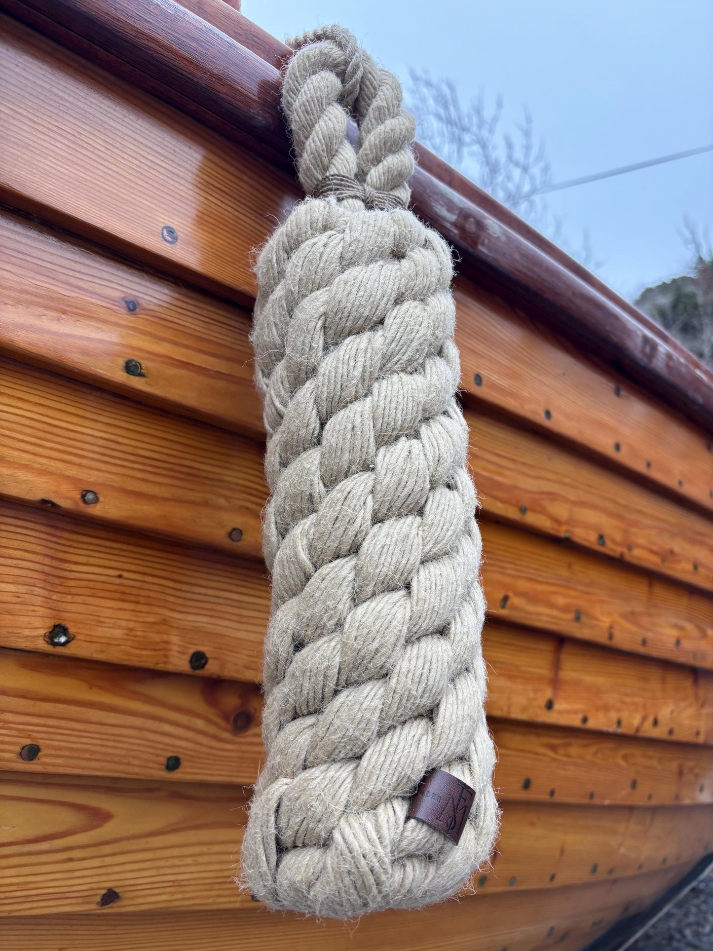 Classic Hemp Rope Fender – Handmade Boat Fender for Wooden Boats
