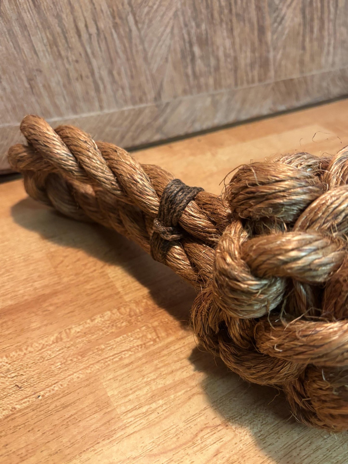 Manila Bow Fender – Handmade Rope Fender for Classic Wooden Boats