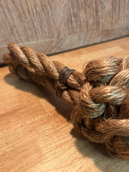 Manila Bow Fender – Handmade Rope Fender for Classic Wooden Boats