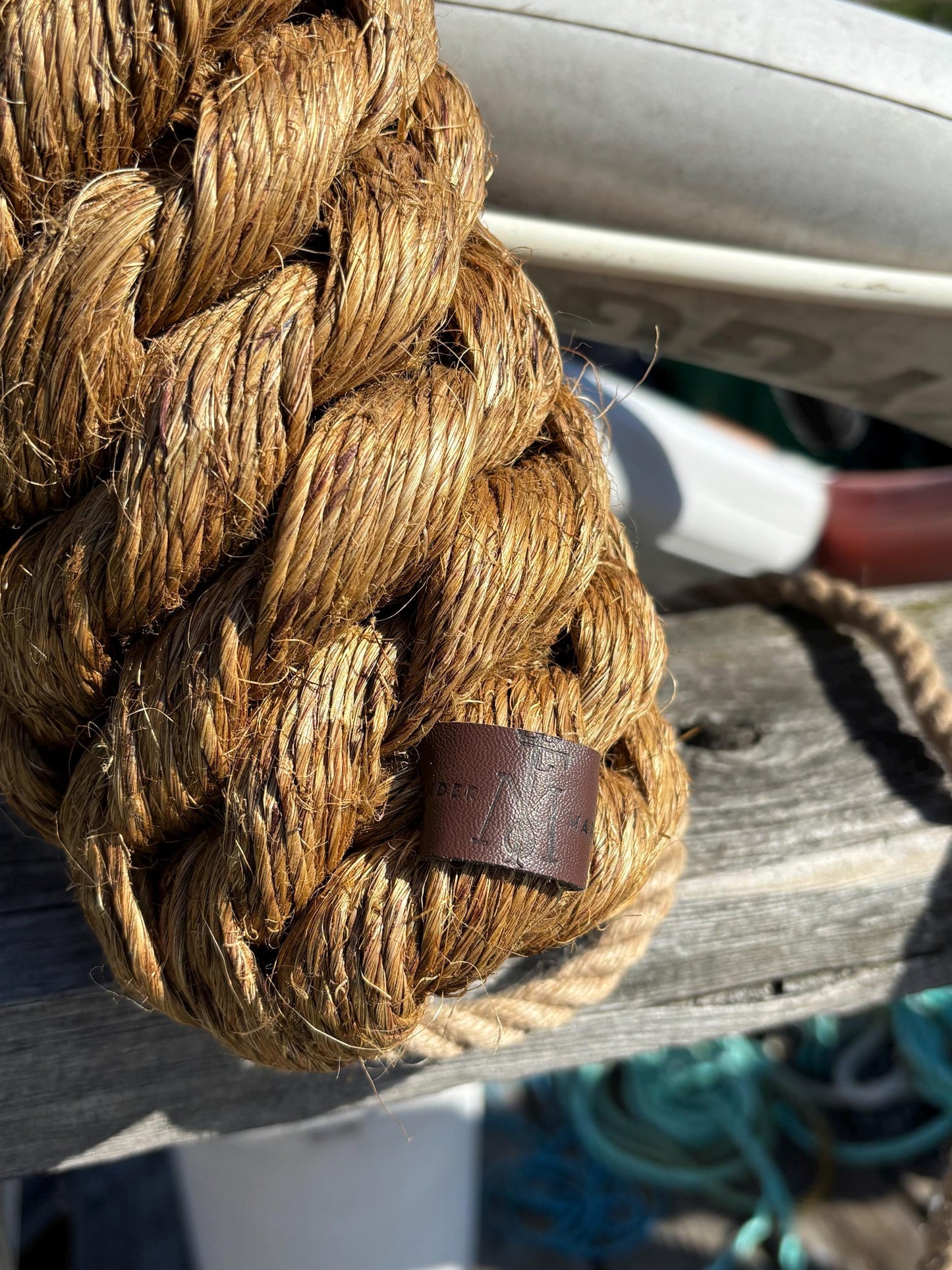 Classic Manila Rope Fender – Handmade Boat Fender for Wooden Boats