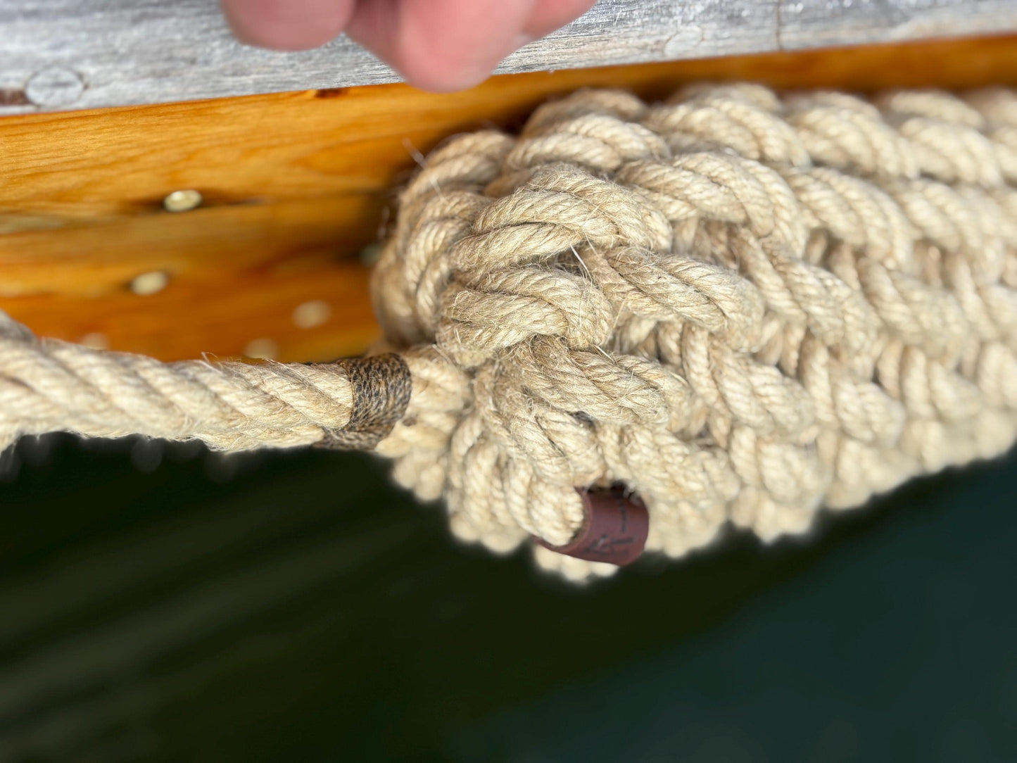 Horizontal Wide Hemp Rope Fender – Handmade Boat Fender for Maximum Protection