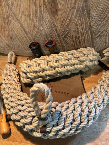 Hemp Bow Fender – Handmade Rope Fender for Classic Wooden Boats