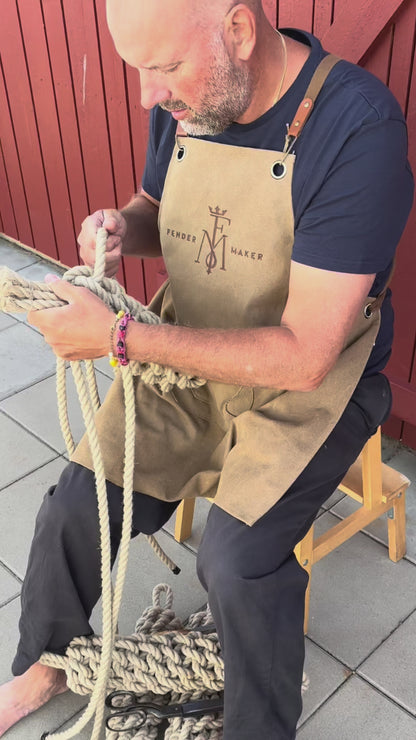 Classic Hemp Rope Fender – Handmade Boat Fender for Wooden Boats